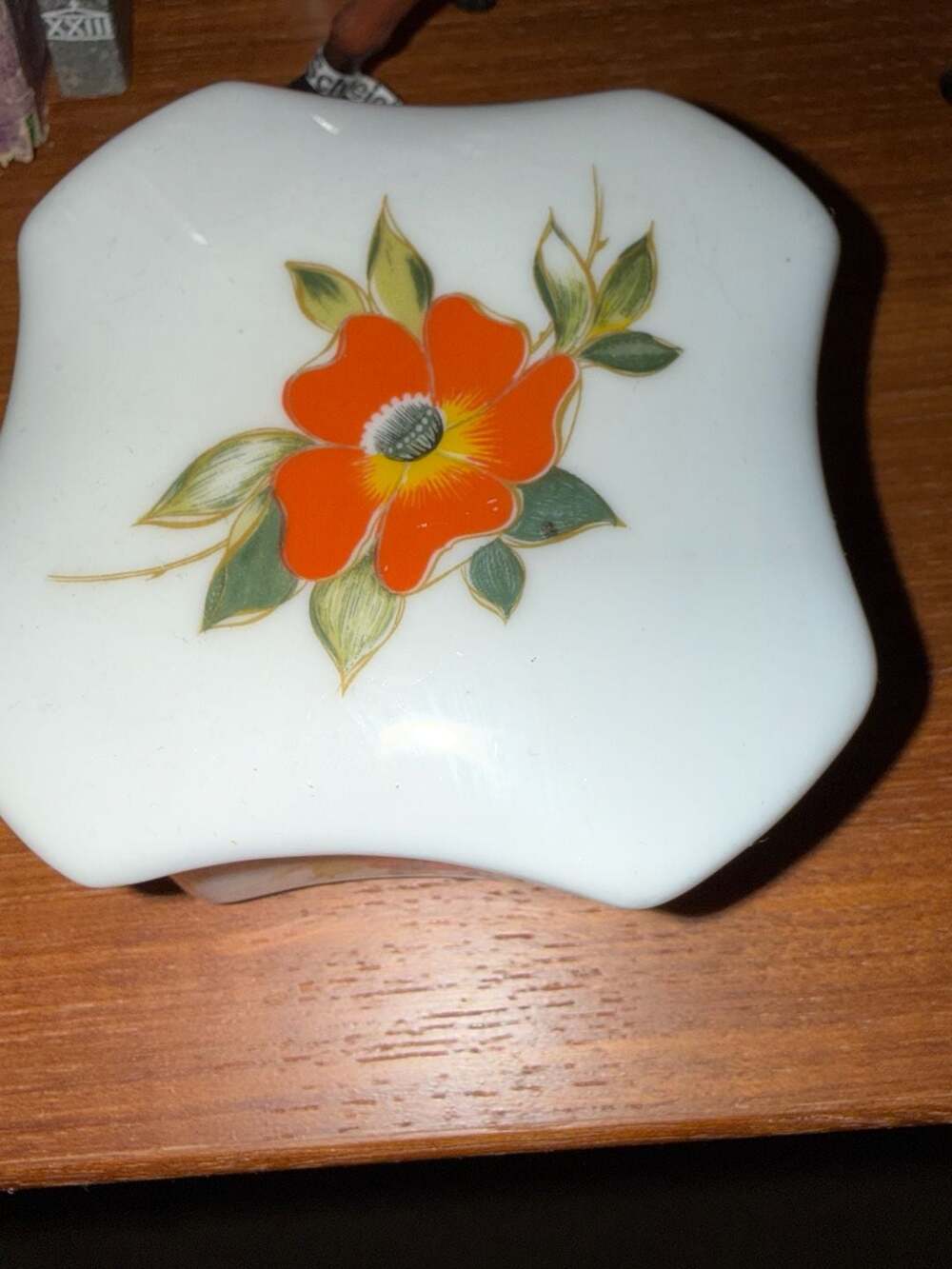 Royal Porzellan Bavaria KPM Floral Trinket Box